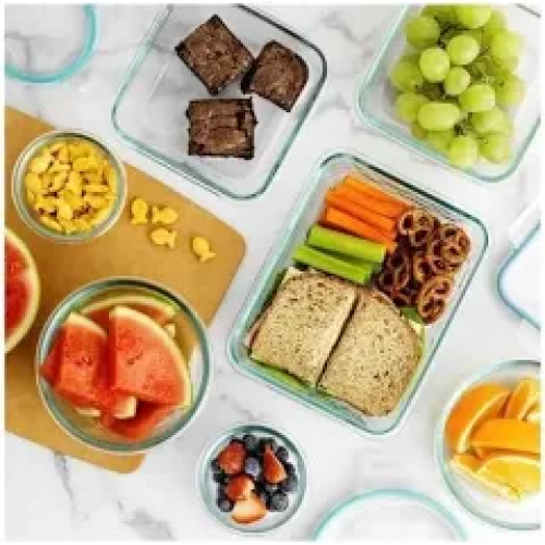 New Snapware Pyrex 18-piece Glass Food Storage Set, Airtight, Leak-Proof