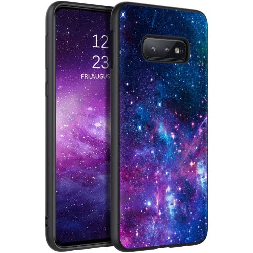 BENTOBEN for Galaxy S10e Case, Phone Case Samsung S10e, Slim Fit Glow in The Dark Shockproof Protective Hybrid Hard PC Soft TPU Bumper Drop Protection Non-Slip Girls Women Cover, Nebula/Space Design