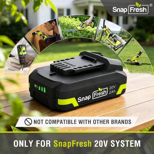 SnapFresh 20V 2.0Ah Battery (Not Compatible with Other Brands), BBT-DC20A