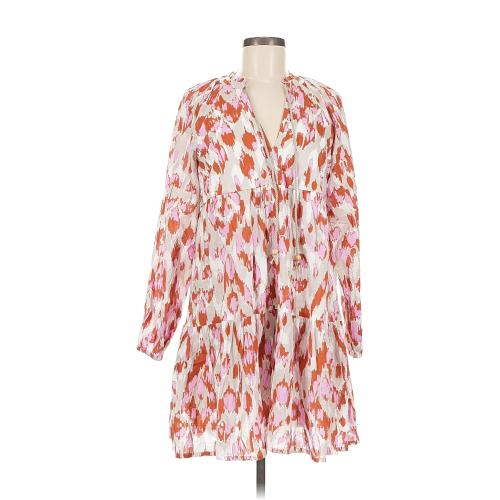 Jessica Simpson Women's Yara Ruffled Mini Dress with Belled Sleeves Size medium