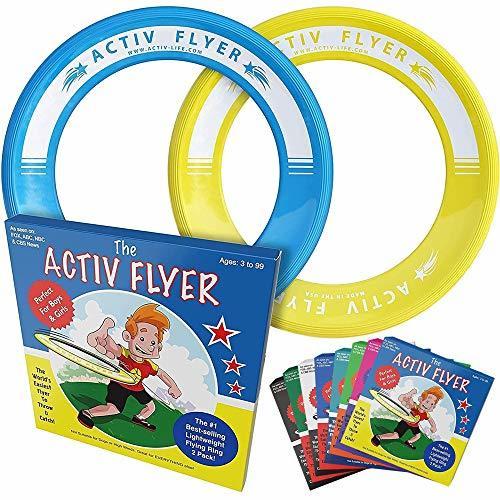 Activ Life Frisbee Rings for Kids Best Easter Basket Stuffers Toys Age 4 5 6 7 8 12 Year Old Boys Gifts Fun Spring Pool Beach Family Games Top Tween Girls Birthday Gift Ideas Ages 9 10 11 Yr Presents