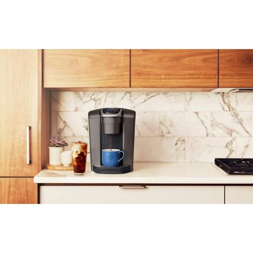 K-Elite Brushed Slate Single Serve Coffee Maker with Temperature Control