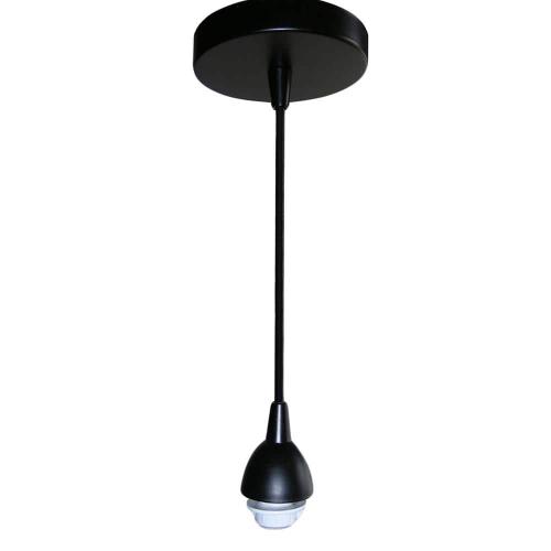 1-Light Black Pendant Lamp Fixture