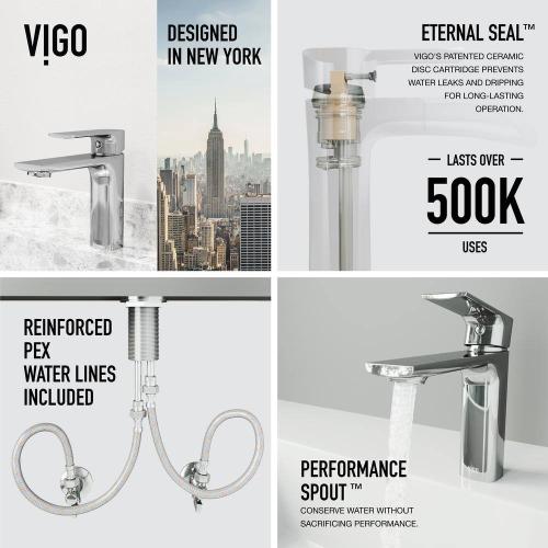 Davidson Single Handle Single-Hole Bathroom Faucet in Chrome