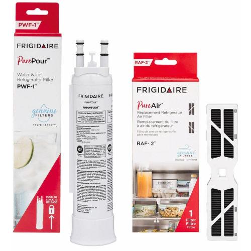 Refrigerator Air and Water Filter Combo Kit for Frigidaire and Frigidaire Gallery 2-Pack