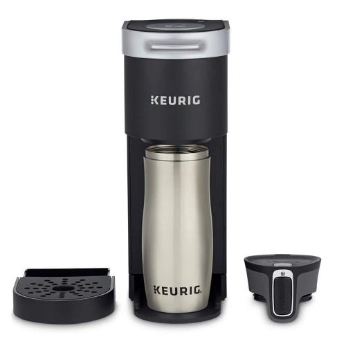 K Mini Basic Black Single Serve Coffee Maker with automatic shut off
