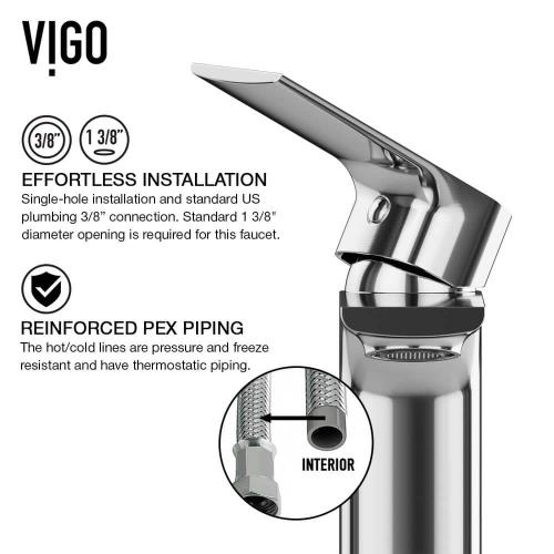 Davidson Single Handle Single-Hole Bathroom Faucet in Chrome