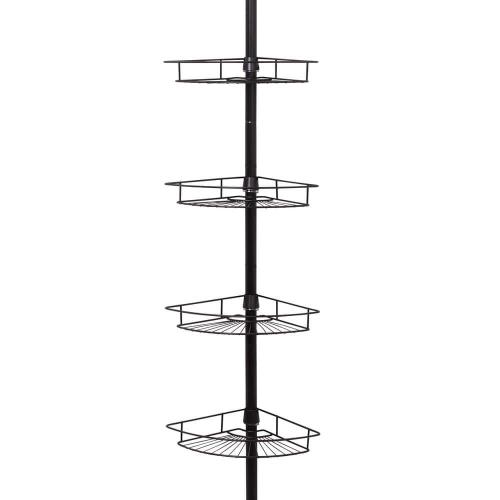 4-Tier Tension Pole Shower Caddy in Oil Rubbed Bronze