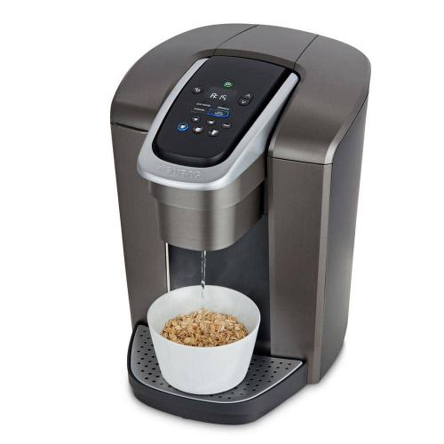 K-Elite Brushed Slate Single Serve Coffee Maker with Temperature Control