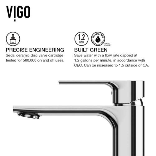 Davidson Single Handle Single-Hole Bathroom Faucet in Chrome