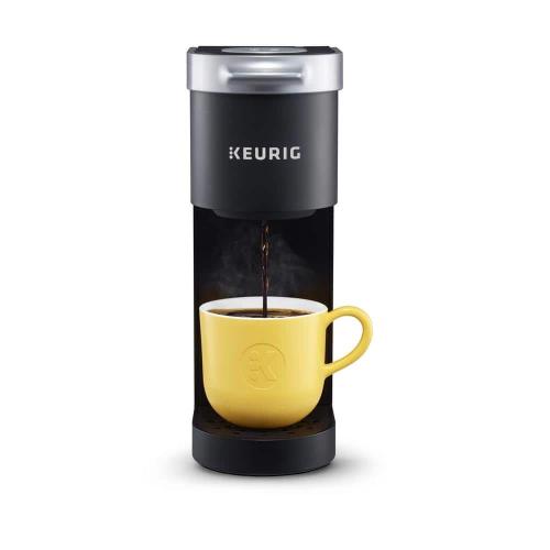 K Mini Basic Black Single Serve Coffee Maker with automatic shut off