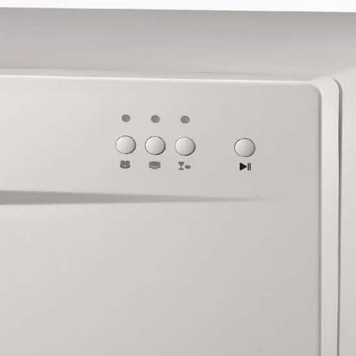 Size 24 in Hamilton Beach 24 in. White Electronic CounterTop Control 600120-volt Dishwasher with 6-Cycles, 6 Place Settings Capacity