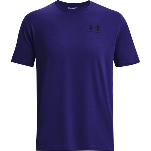 Under Armour Men's Sportstyle Left Chest Short-Sleeve T-Shirt (468) Sonar Blue/Black/Black Medium
