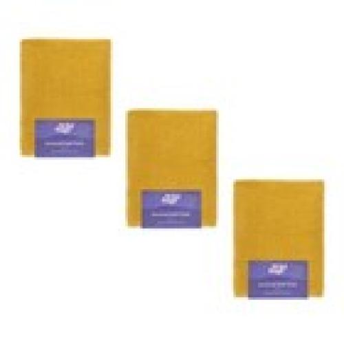 Wild Sage Savannah Quick Dry 90% Cotton 30x54 BATH Towels in YOLK YELLOW ( Pack with 3 Count)