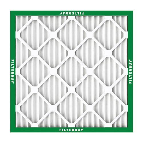 Filterbuy 18x18x1 Air Filter MERV 8 Dust Defense (4-Pack) Pleated HVAC AC Furnace Air Filters Replacement (Actual Size: 17.75 x 17.75 x 0.75 Inches)