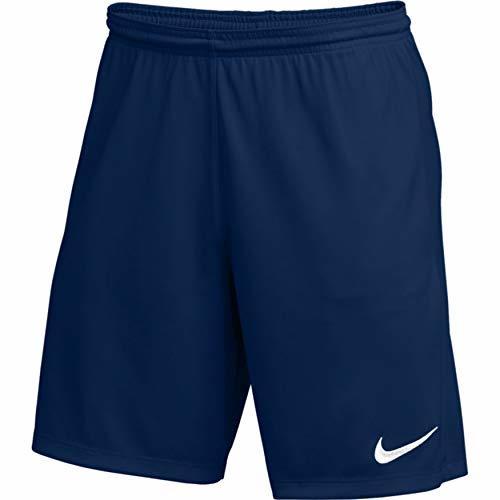 Nike Youth Park III Shorts (Navy/White Small)
