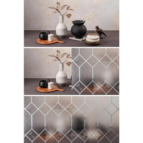 36 in. W x 72 in. L Old English Decorative Window Film
