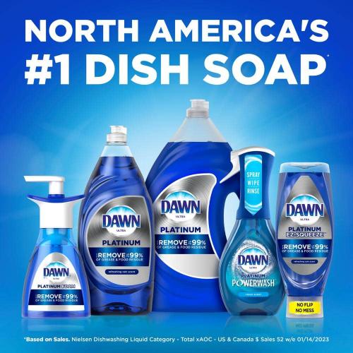 Platinum Ez-Squeeze 24.3 oz. Fresh Rain Scent Dish Soap 2 pack