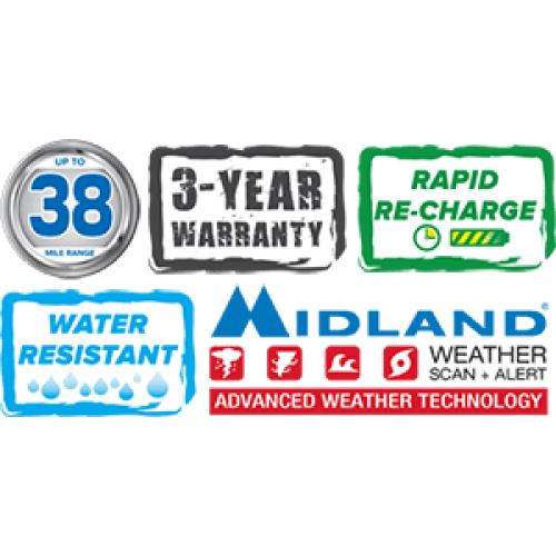 Midland T71 VP3 X-Talker Handheld 2-Way Radios