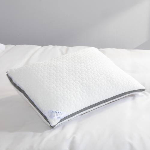 Size standard Color White Brookstone Perfect 2-In-1 Comfort Pillow - White - Standard