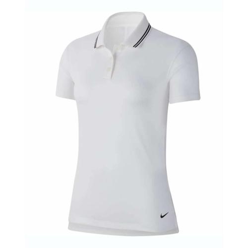 Nike Women's Nike Dri-fit Victory Polo White/Black/Black X-Large