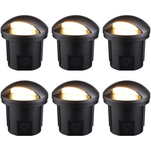 LEONLITE 6W Well Lights Landscape LED Pack of 6