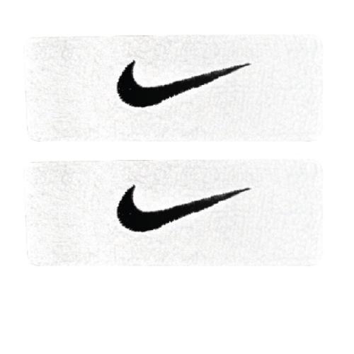 Nike Swoosh Bicep Bands (White/Black Osfm)