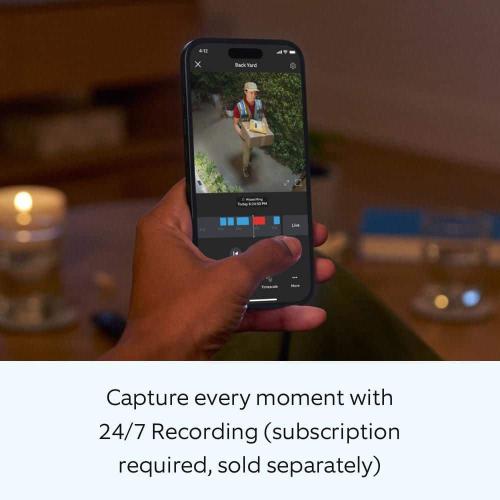 Outdoor Cam Plus, Battery Security Camera with 2K Video, Low-Light Sight, and Mount-Anywhere Versatility - White