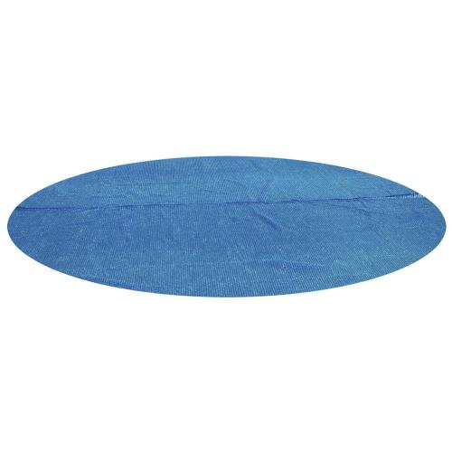Flowclear 15 ft. x 15 ft. Round Blue Plastic Above Ground Solar Pool Cover