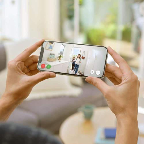 Indoor Cam (2nd Gen) - Plug-In Smart Security Wifi Video Camera, with Included Privacy Cover, Night Vision, White