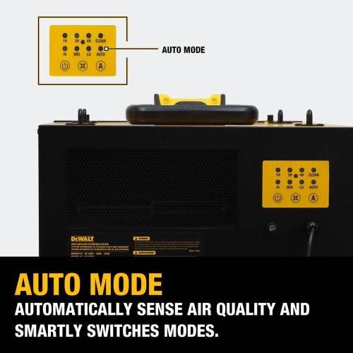 3-Speed Remote-Controlled Suspended Dust Air Filtration System (170/210/250 CFM) with HEPA Filter