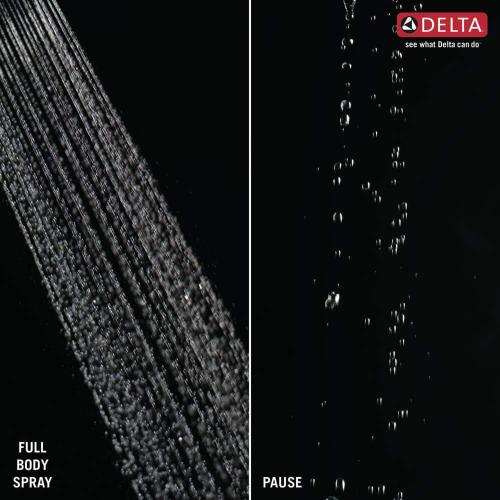 1-Spray 1 in. Single Wall Mount Fixed Shower Head in Chrome