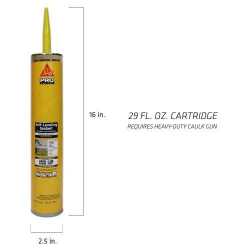 Sika 29 fl. oz. Sikaflex Self-Leveling Horizontal Joint Elastic Polyurethane Sealant in Sandstone