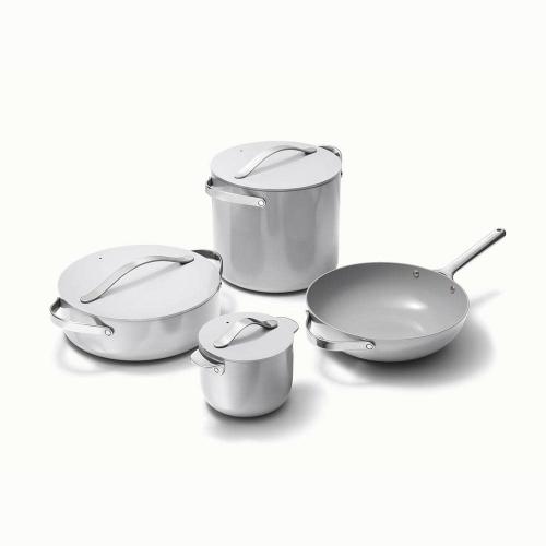 Cookware  8-Piece Ceramic Nonstick Cookware Set in Gray
