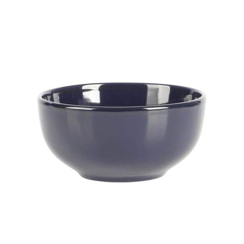 Gibson Simply Essential Coupe 12-Piece Blue Round Stoneware Dinnerware Set