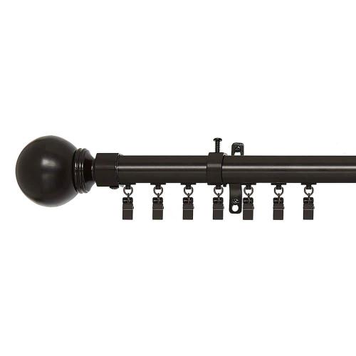 66 in. - 120 in. Traverse Curtain Rod in Oil Rubbed Bronze