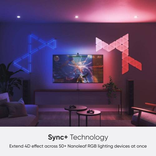 4D LED Addressable Lighting- Strip Light with Camera Starter Kit for 55 in. to 65 in. TVs