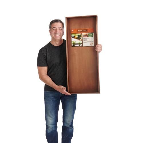 Classic Shoe Tray for Boots, Shoes, Plants, Pet Bowls and More in Copper