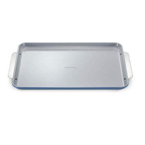 18 in. Non-Stick Ceramic Large Baking Sheet in Slate