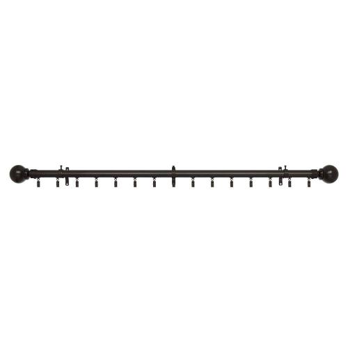 66 in. - 120 in. Traverse Curtain Rod in Oil Rubbed Bronze