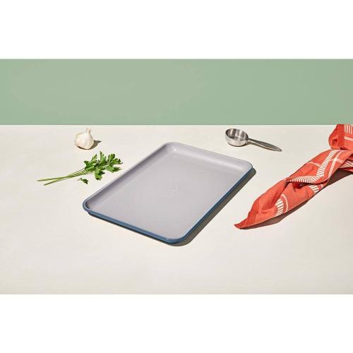 Blue Non-Stick Ceramic Medium Baking Sheet Slate