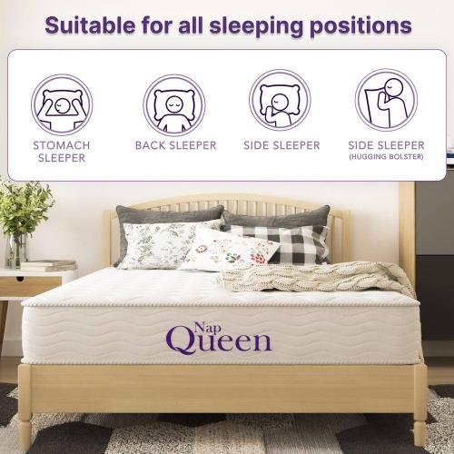 Elsa Full Medium Innerspring 8 in. Mattress