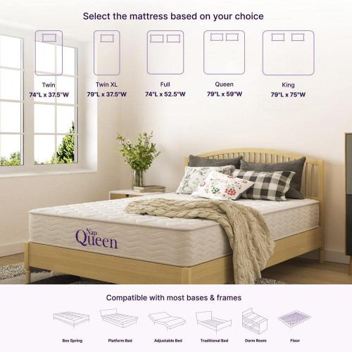 Elsa Full Medium Innerspring 8 in. Mattress