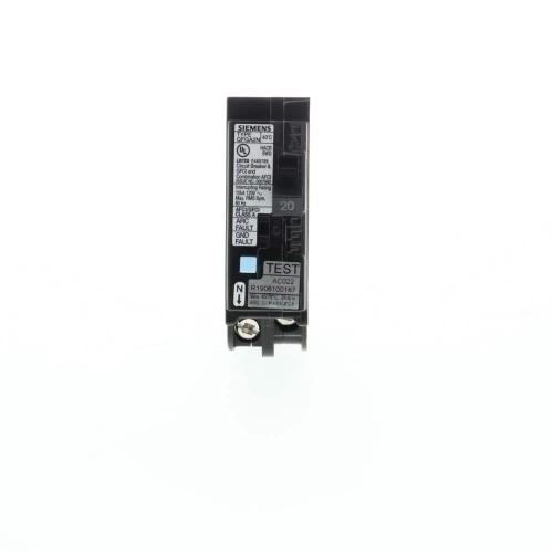 20 Amp 1-Pole Dual Function (CAFCI/GFCI) Plug-On Neutral Circuit Breaker (no test)
