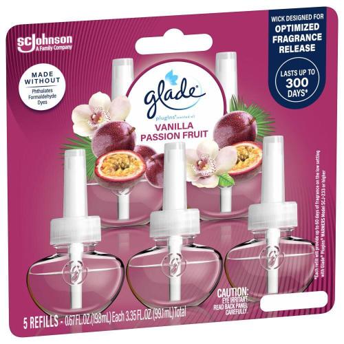 3.35 fl. oz. Vanilla Passion Fruit PlugIns Scented Oil Refill (5-Count)