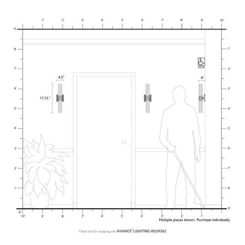 Aspen 2 Light Brushed Nickel ADA Bath Vanity