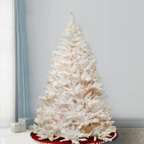 7 ft. Winchester White Pine Artificial Christmas Tree with Clear Lights