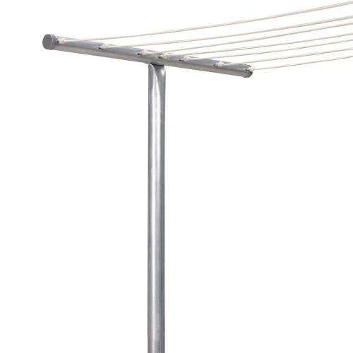 32 in. H x 90 in. W Steel T-Assembly 1-Piece Garment Rack