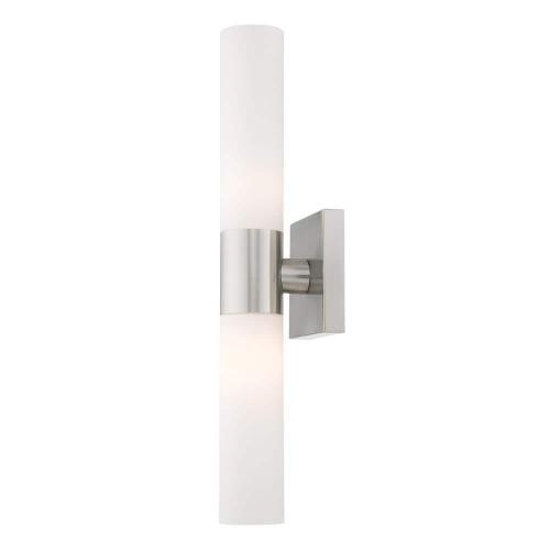 Aspen 2 Light Brushed Nickel ADA Bath Vanity