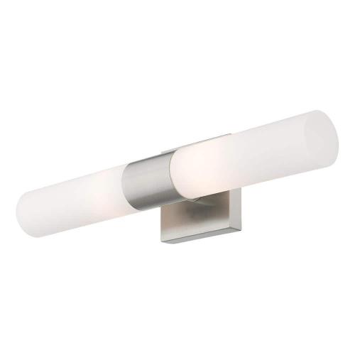 Aspen 2 Light Brushed Nickel ADA Bath Vanity